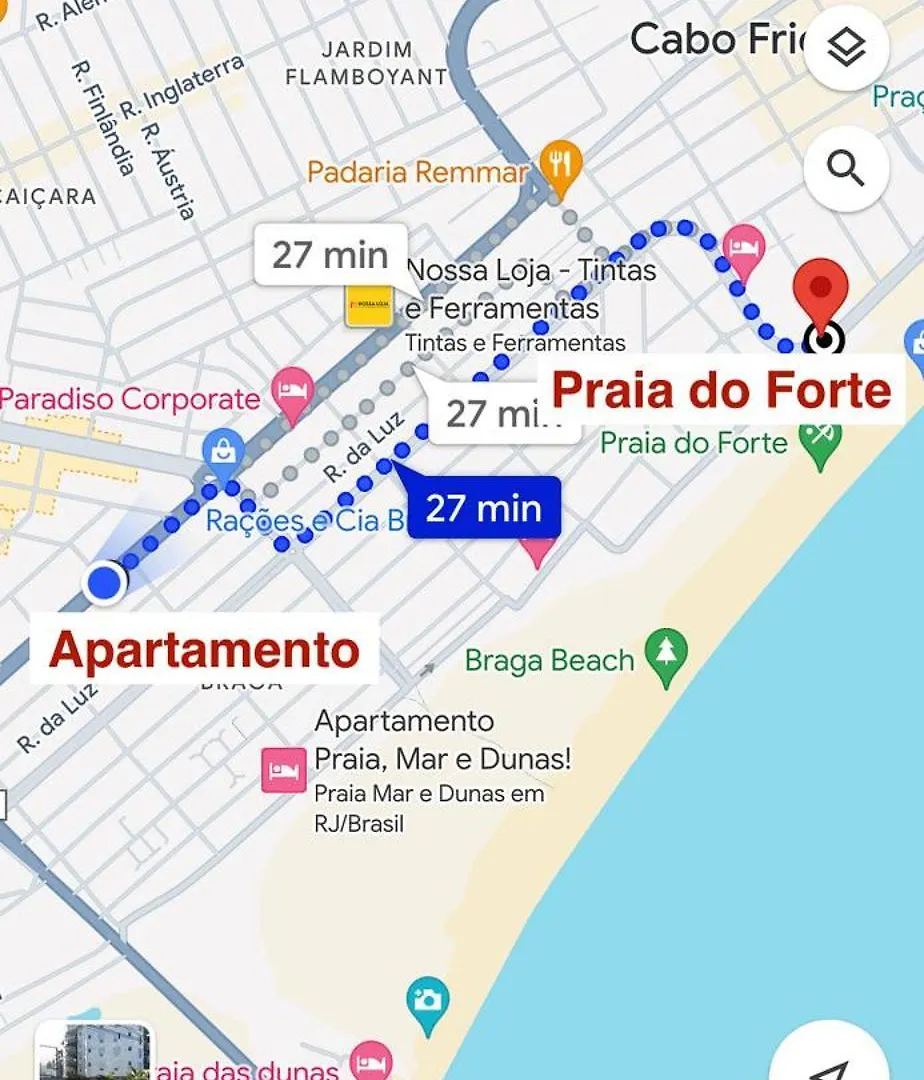 Duplex Nova com Vista Mar e Chuveirão! Imperdível! - 407 Apartamento Cabo Frio